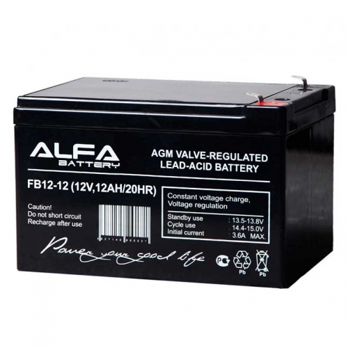 Аккумулятор ALFA Battery FB 12-12 (12В/12Ач)