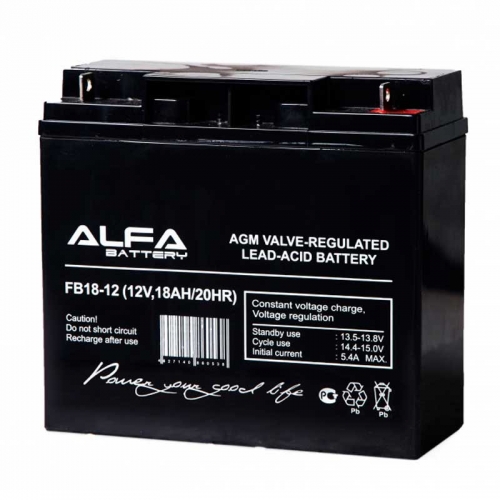 Аккумулятор ALFA Battery FB 18-12 (12В/18Ач)