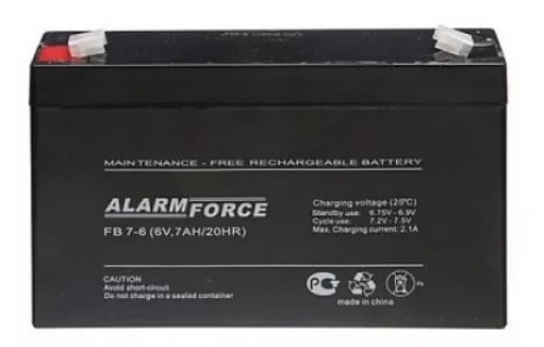 Аккумулятор ALARM FORCE FB 7-6 (6V / 7Ah)