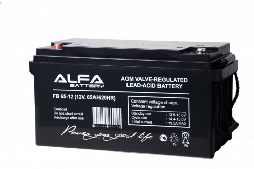 Аккумулятор ALFA Battery FB 65-12 (12В/65Ач)