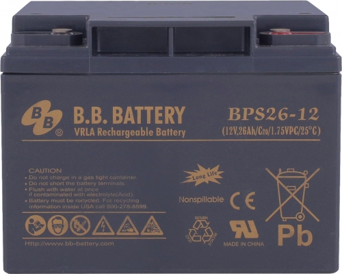 Аккумулятор BB Battery BPS26-12 (12V / 26Ah)
