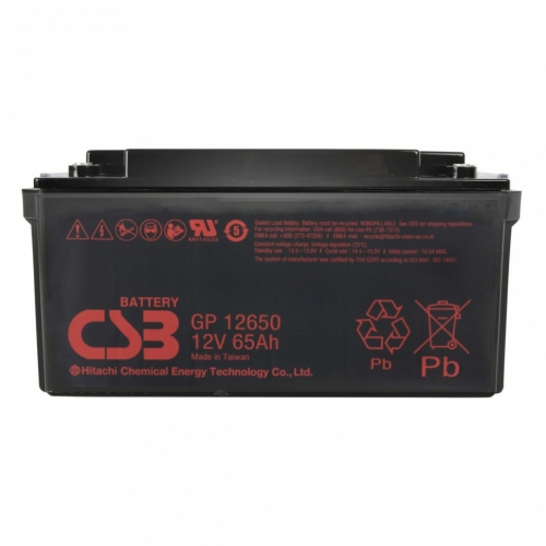 Аккумулятор CSB EVX 12650 (12V / 65Ah)