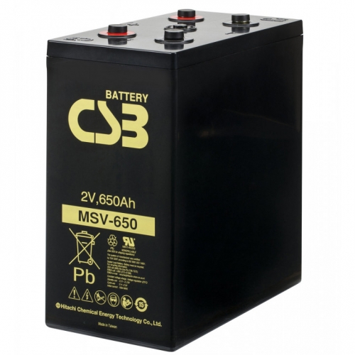 Аккумулятор CSB MSV 650 (2V / 650Ah)