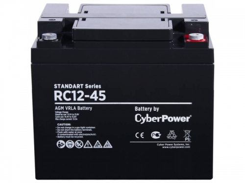 Аккумулятор CyberPower RC12-45 (12V / 47Ah)