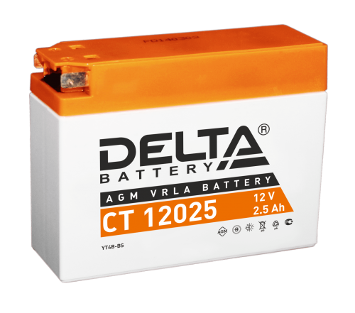 Аккумулятор Delta CT 12025 (12V / 2.5Ah)