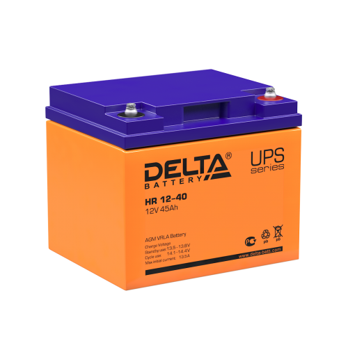 Аккумулятор Delta HR 12-40 (12V / 40Ah)