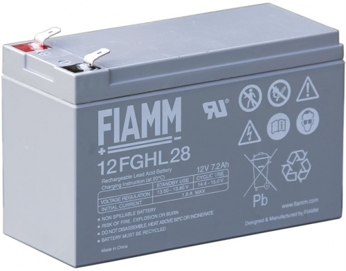 Аккумулятор FIAMM 12FGHL28 (12V / 7.2Ah)