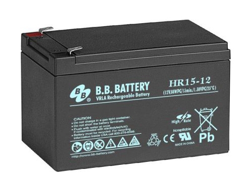 Аккумулятор BB Battery HR15-12 (12V / 15Ah)