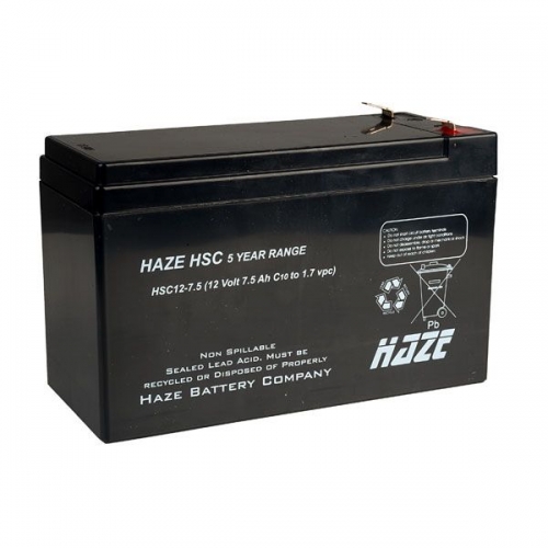 Аккумулятор Haze HSC12-7.5 (V / 7.5Ah)
