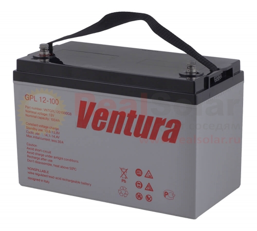 Аккумулятор Ventura GPL 12-100 (12V / 108Ah)