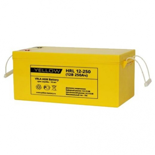 Аккумулятор Yellow HRL 12-250 (12V / 250Ah)