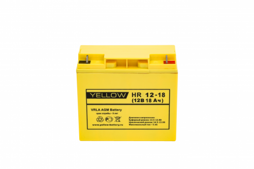 Аккумулятор Yellow HR 12-18 (12V / 18Ah)