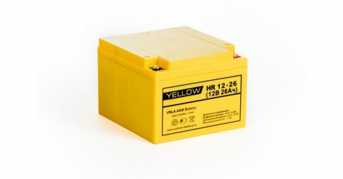 Аккумулятор Yellow HR 12-26 (12V / 26Ah)