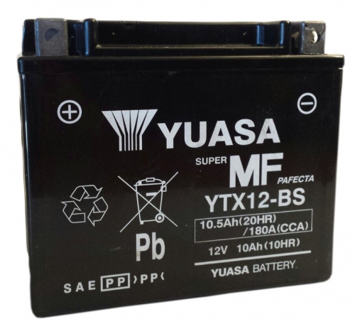 Аккумулятор Yuasa YTX12-BS (12V / 10Ah)