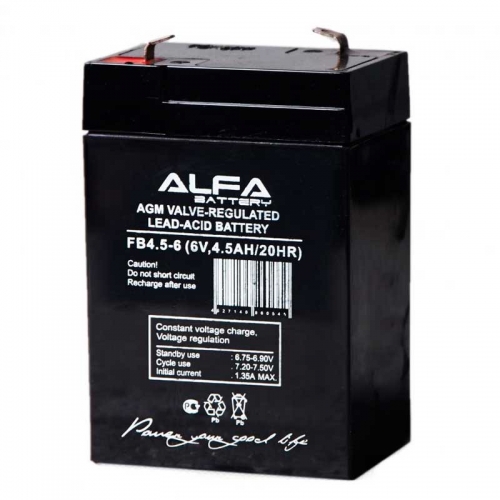 Аккумулятор ALFA Battery FB 4,5-6 (6В/4.5Ач)