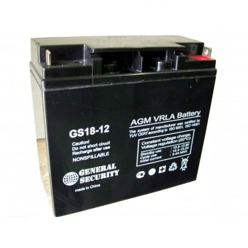 Аккумулятор General Security GS 18-12 (12V / 18Ah)