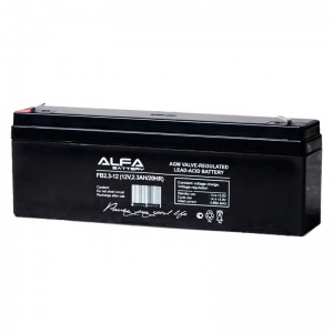 Аккумулятор ALFA Battery FB 2,3-12 (12В/2.3Ач)