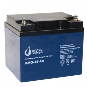 Аккумулятор Парус Электро HMG-12-40 (12V / 40Ah)