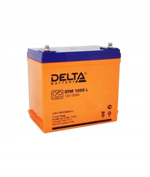 Аккумулятор Delta DTM 1255L (12V / 55Ah)