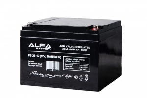 Аккумулятор ALFA Battery FB 26-12 (12В/26Ач)