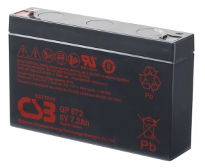 Аккумулятор CSB GP 672 (6В/7.2Ач)