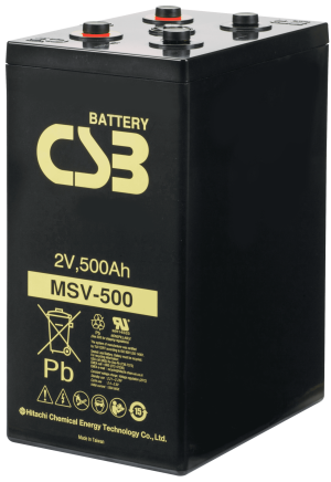 Аккумулятор CSB MSV 500 (2V / 500Ah)