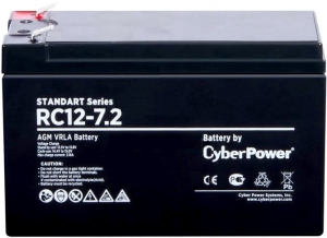 Аккумулятор CyberPower RC12-7.2 (12V / 7.2Ah)