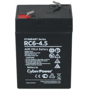 Аккумулятор CyberPower RС6-4.5 (6V / 4.5Ah)