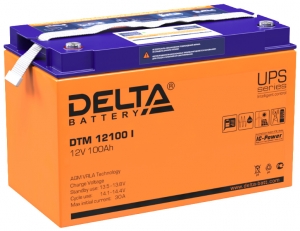 Аккумулятор Delta DTM 12100 I (12V / 100Ah)