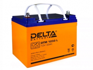 Аккумулятор Delta DTM 1233L (12V / 33Ah)