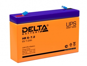 Аккумулятор Delta HR 6-7.2 (6V / 7.2Ah)