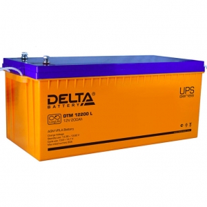 Аккумулятор Delta DTM 12200L (12V / 200Ah)