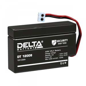 Аккумулятор Delta DT 12008 (T13) (12V / 0.8Ah)