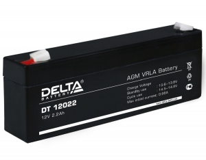 Аккумулятор Delta DT 12022 (12V / 2.2Ah)