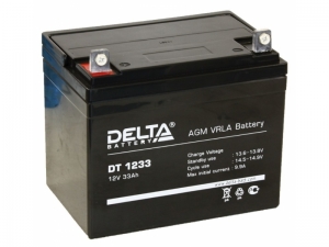 Аккумулятор Delta DT 1233 (12V / 33Ah)