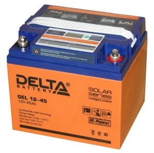 Аккумулятор Delta GEL 12-45 (12V / 45Ah)