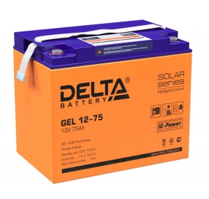 Аккумулятор Delta GEL 12-75 (12V / 75Ah)
