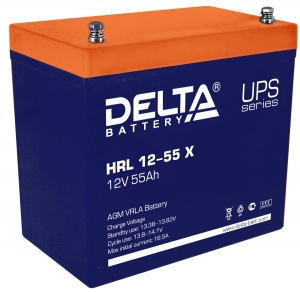 Аккумулятор Delta HRL 12-55 X (12V / 55Ah)