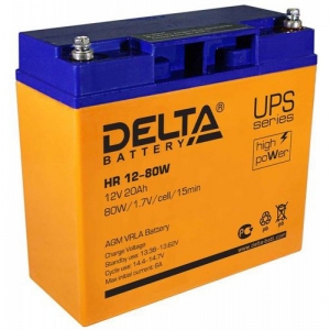 Аккумулятор Delta HR 12-80W (12V / 20Ah)