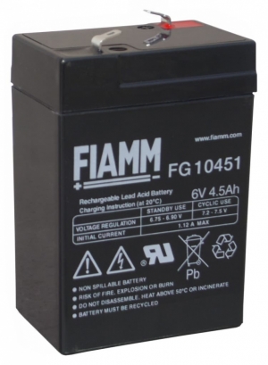 Аккумулятор FIAMM FG 10451 (6V / 4.5Ah)