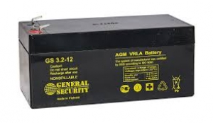 Аккумулятор General Security GS 3.2-12 (12V / 3Ah)