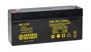 Аккумулятор General Security GS 3.2-6 (6V / 3Ah)