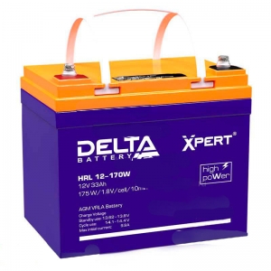 Аккумулятор Delta HRL 12-170W Xpert (12V / 33Ah)
