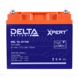Аккумулятор Delta HRL 12-211W Xpert (12V / 45Ah)
