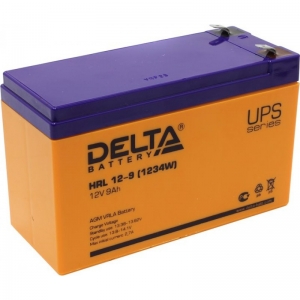 Аккумулятор Delta HRL 12-9 (1234W) X (12V / 9Ah)