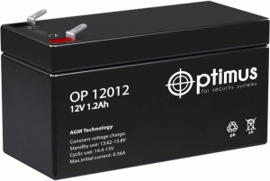 Аккумулятор Optimus OP 12012 (12V / 1.2Ah)