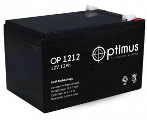 Аккумулятор Optimus OP 1212 (12V / 12Ah)
