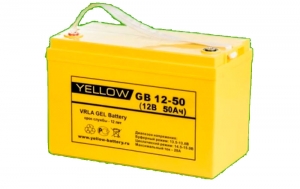 Аккумулятор Yellow GB 12-50 (12V / 50Ah)