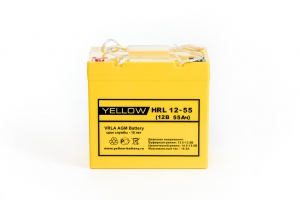 Аккумулятор Yellow HRL 12-55 (12V / 55Ah)