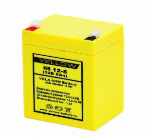 Аккумулятор Yellow HR 12-5 (12V / 5Ah)